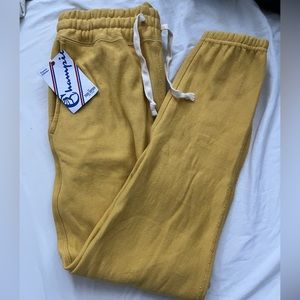 Todd Snyder x Champion Sweatpants Small Goldenrod